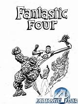 fantastic 4 Marvel Comics coloring Page  Coloring Pages sketch template