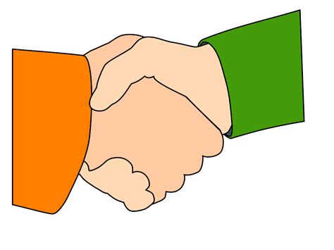 Shaking Hands clip art - vector clip art online, royalty free ...