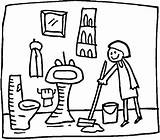 Free Bedroom Cleaning Cliparts Download  sketch template