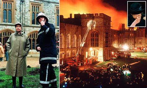 Thirty years ago Windsor Castle caught fire | Daily Mail Online