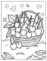 20 Cherry Coloring Pages Free PDF Printables In 2024  sketch template