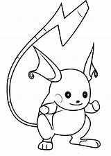 10 Raichu Pokemon Coloring Page  KoloringPages sketch template