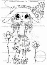 INSTANT DOWNLOAD Digital Digi Stamps Big Eye By SherriBaldy  sketch template