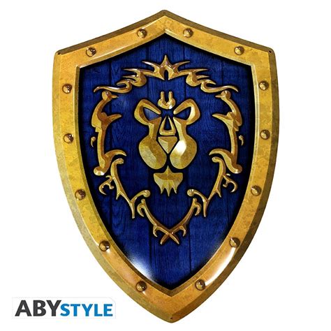 WORLD OF WARCRAFT Metal plate Alliance Shield (26x35cm)