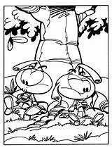 Snorkels Snorks Kleurplaten Coloriage Snorky Tubas Tegninger  sketch template