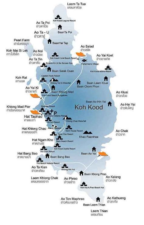 Map of Koh Kood | 2016 | DestinationKohKood.com