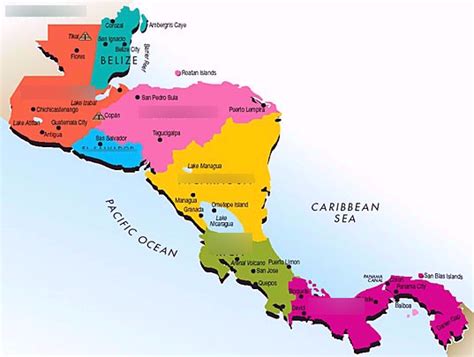 countries and capitals of central america Diagram | Quizlet