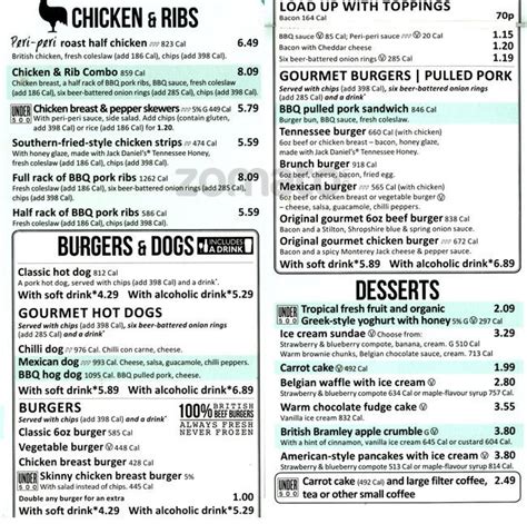 JD Wetherspoon menu http://m.jdwetherspoon.co.uk/food | Roast half chicken, Gourmet burgers ...