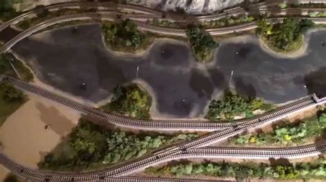 HO KATO TRACK MODEL TRAIN LAYOUT - YouTube