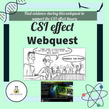 CSI Effect WebQuest by Keep it Kinetic | TPT