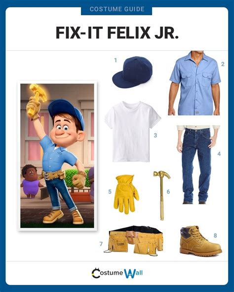 Dress Like Fix-It Felix Jr. Costume | Halloween and Cosplay Guides