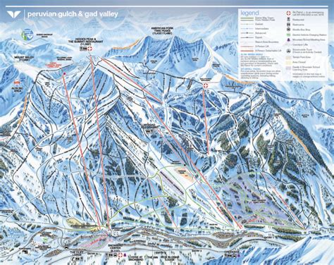 Snowbird Trail Map • Piste Map • Panoramic Mountain Map