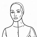 Basic Mannequin Coloring Page 26544 20980 sketch template