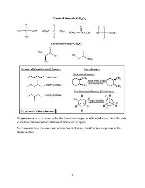 SOLUTION: What is stereochemistry - Studypool