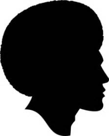 Black Male Afro Silhouette Clip Art at Clker.com - vector clip art online, royalty free & public ...