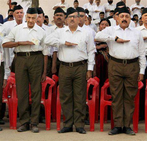 BJP ministers don RSS uniform : The Tribune India