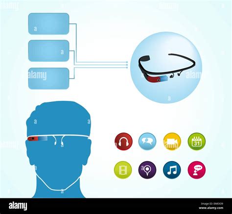 Smart glasses apps Stock Vector Image & Art - Alamy