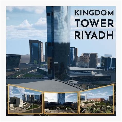 3D model Kingdom Tower Riyadh VR / AR / low-poly | CGTrader