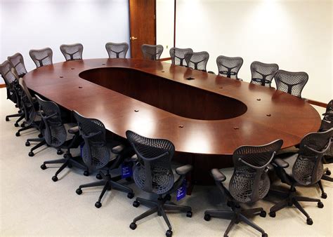 Cherry Boardroom Table for Bank