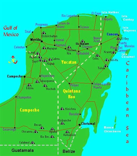 Links to all of the Mayan Ruins of the Yucatan. | Mexico, Cancun, Mayan ruins