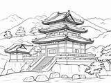 Korea Coloring Page  Coloring Page sketch template