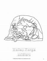 Valley Forge Coloring Book Level A  Made By Teachers sketch template