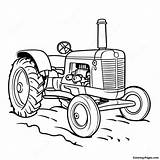 Vintage Tractor Plowing Coloring Page  Pagescom sketch template