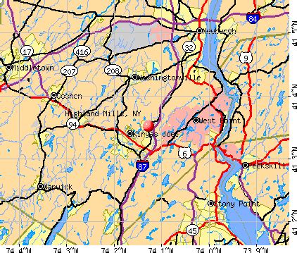 Highland Mills, New York (NY 10930) profile: population, maps, real estate, averages, homes ...