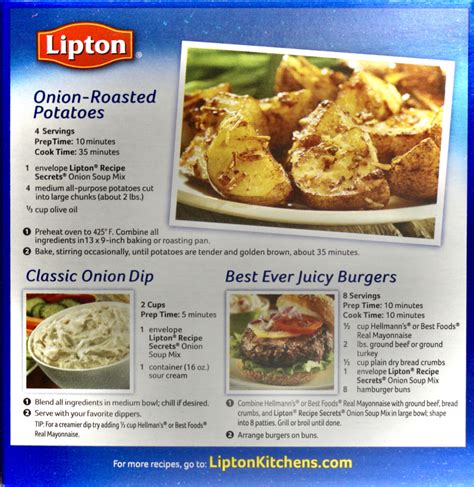 The Lipton 1954 Classic French Onion Dip Recipe Kitchen