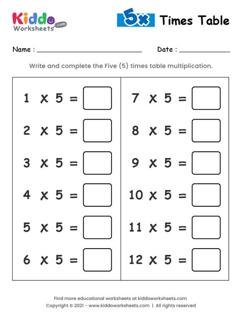 Multiplication Table Worksheets Free Printable | Brokeasshome.com