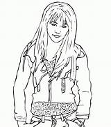 Miley Cyrus Coloring Pages To Print  Home sketch template