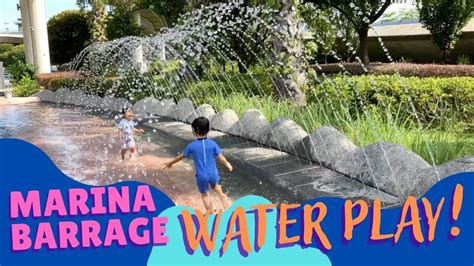 Marina Barrage Water Playground! - YouTube