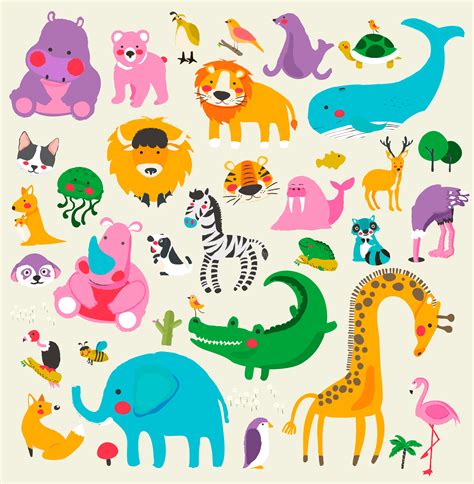 Wildlife animal cartoons - Download Free Vectors, Clipart Graphics & Vector Art