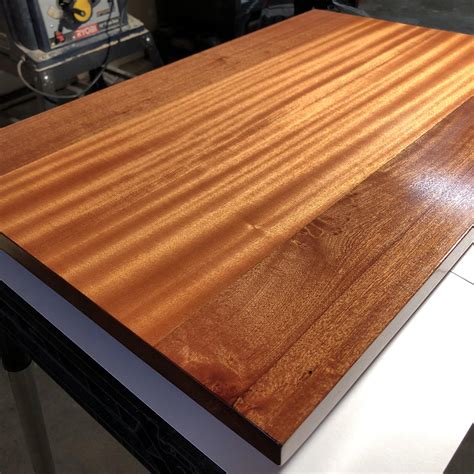 Sapele mahogany hallway table table top : r/woodworking