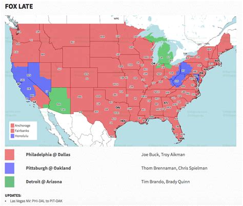 Cowboys vs. Eagles: TV Coverage map reveals blackout areas