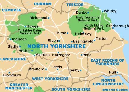 North Yorkshire County Tourism and Tourist Information: Information about North Yorkshire Area, UK