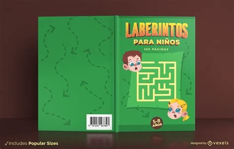 Childrens Maze Game Book Cover Design Vector Download