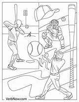 Free BASEBALL Coloring Pages For Download Printable PDF sketch template