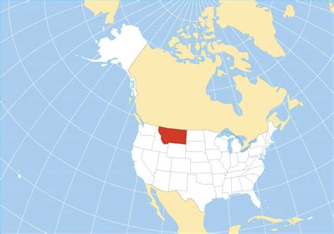 Map of the State of Montana, USA - Nations Online Project