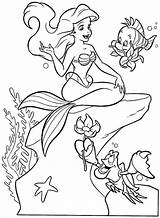 Printable Little Mermaid Coloring Pages sketch template