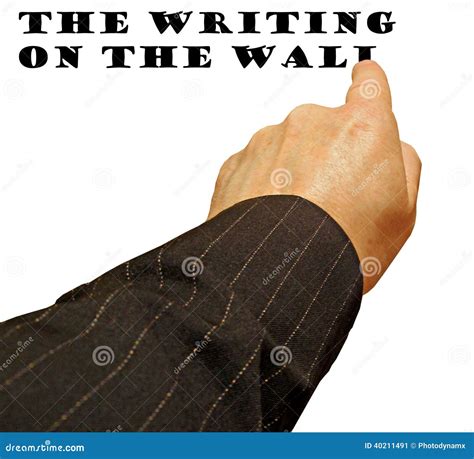 Writing on wall finger stock image. Image of almighty - 40211491