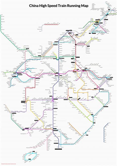 China High Speed Train Running Map 2022 | life-china