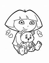 Dora Coloring Pages  Free Printable For Kids sketch template