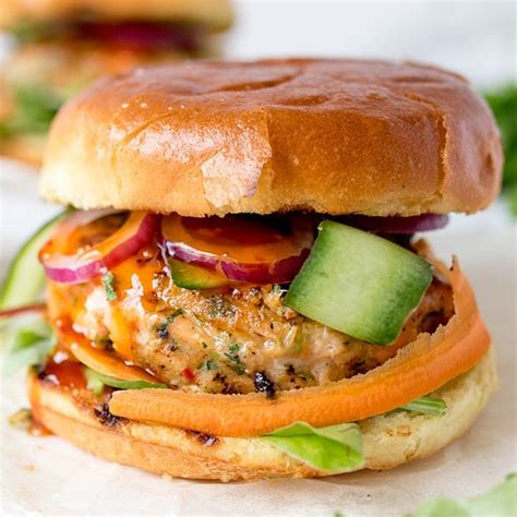 Thai Style Fish Burgers - Nicky's Kitchen Sanctuary