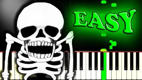 SPOOKY SCARY SKELETONS - Easy Piano Tutorial - Piano Understand