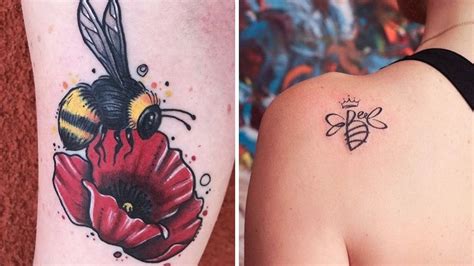 20+ Bee Tattoo Designs That Will Bring Your Skin to Life