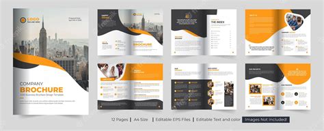 Premium Vector | Company brochure template layout and corporate ...