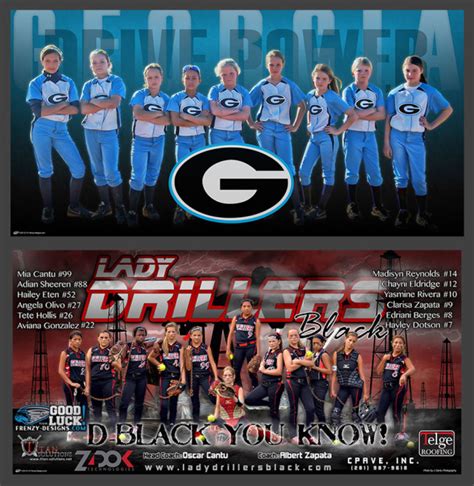 Custom Team Softball Banner - Frenzy Designs