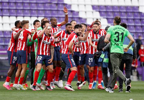 Atletico Madrid lifts trophy in Spanish La Liga 1st time in 7 years ...