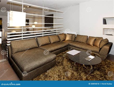 Large livingroom couch stock photo. Image of lifestyle - 30894818